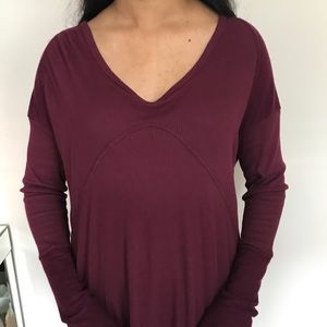 Maroon Loose Tunic (could be oversized)